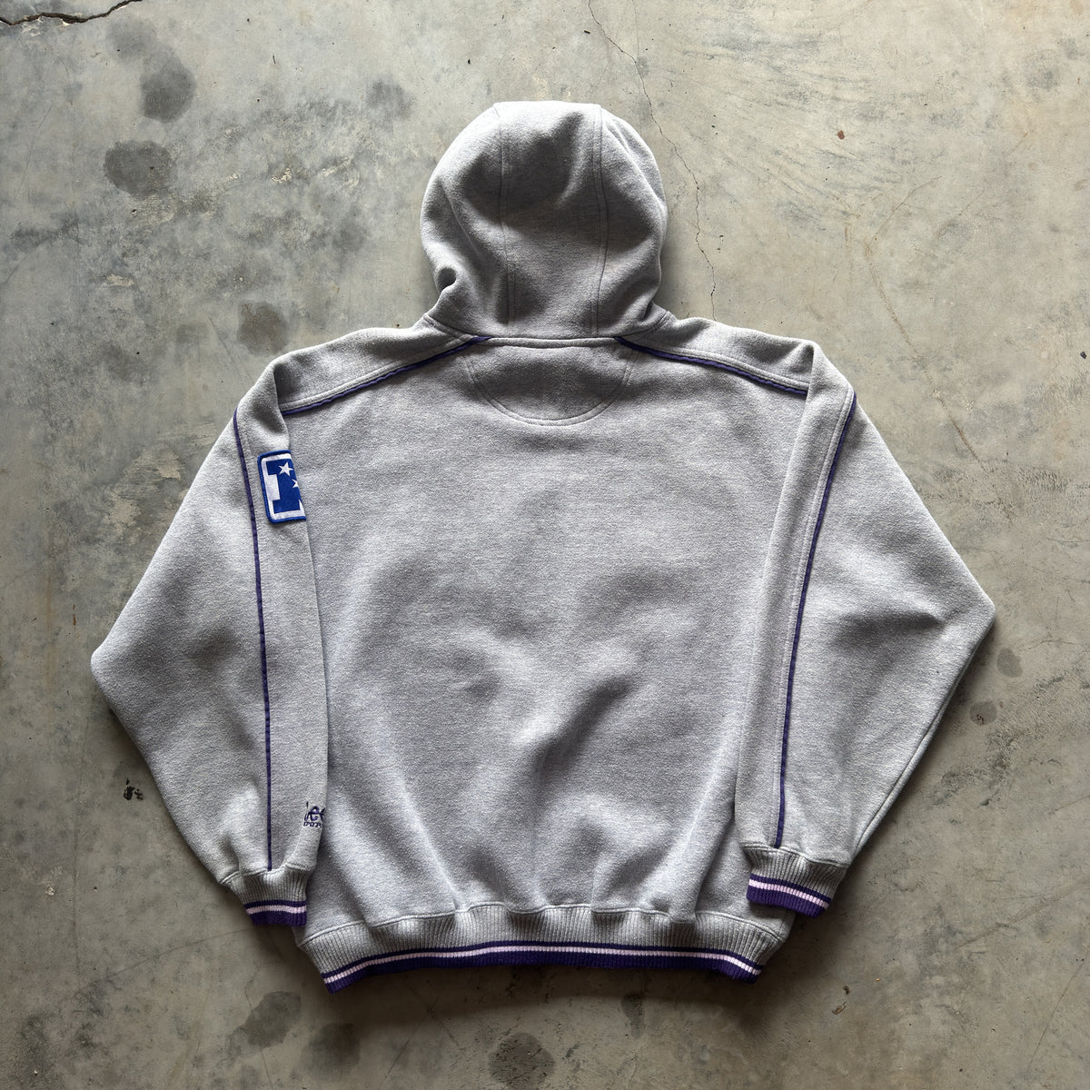 Minnesota Vikings Embroidered Vintage Hoodie (XL)