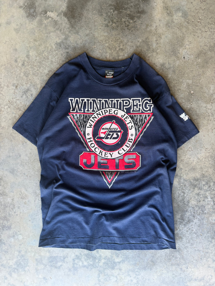1990 Winnipeg Jets Vintage NHL T-Shirt (XL)