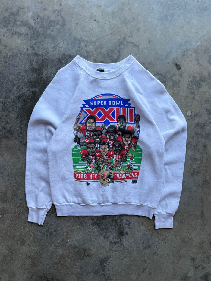 1988 San Francisco 49ers NFC Champions Vintage Sweatshirt (M)