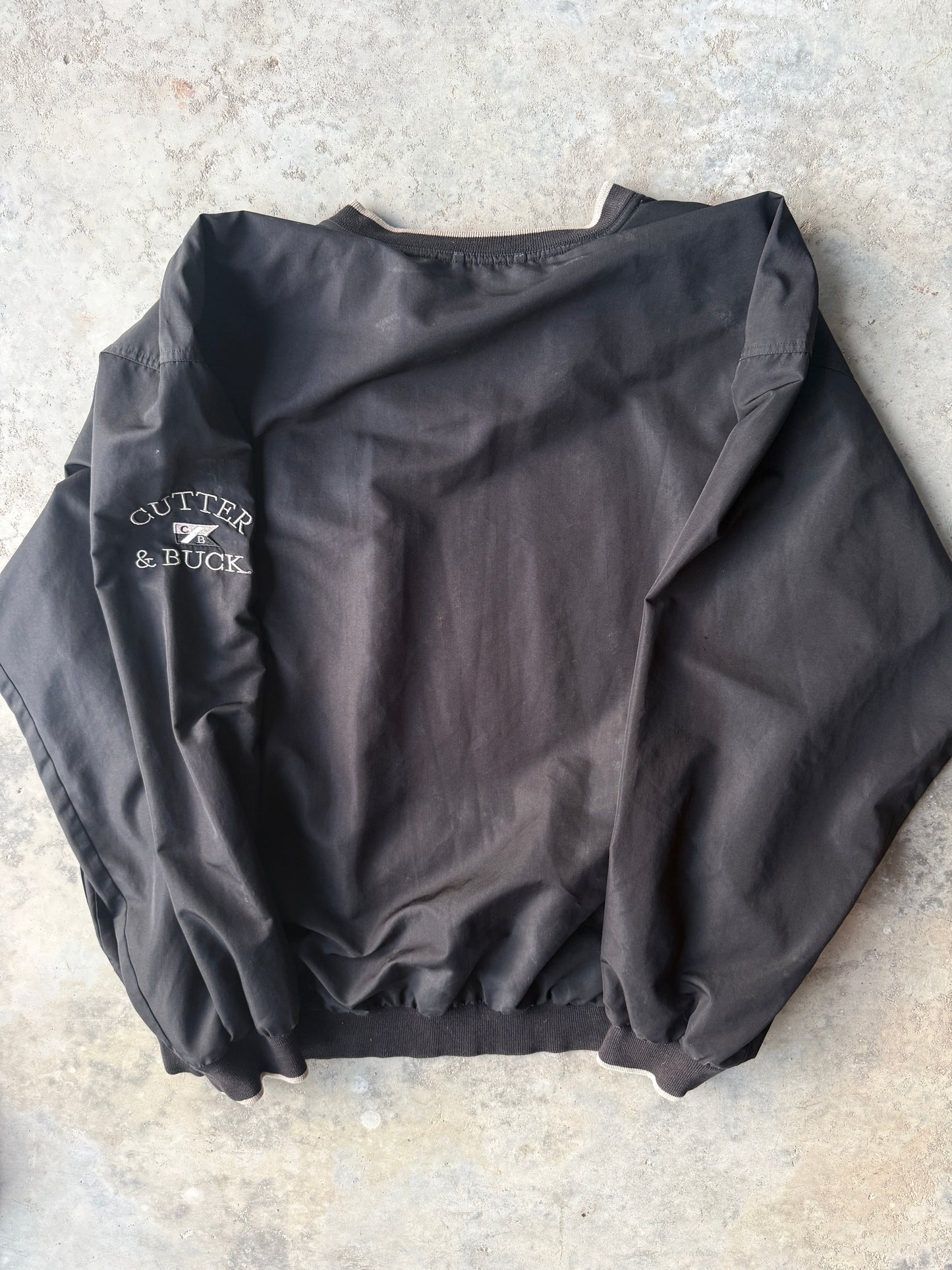 2000s Seattle Super Sonics Black Embroidered Pullover (XXL)