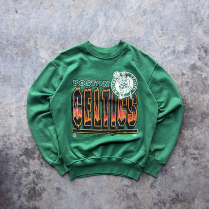 1992 Boston Celtics Flame Spellout Crewneck (S)
