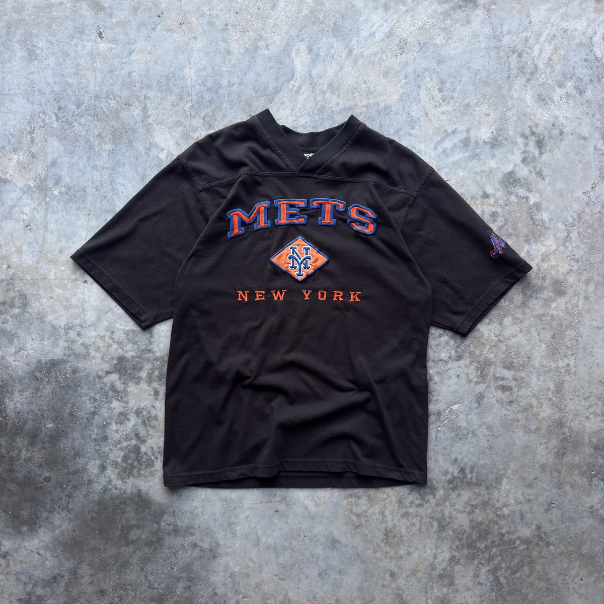 90s New York Mets Embroidered NHL T-Shirt (M)