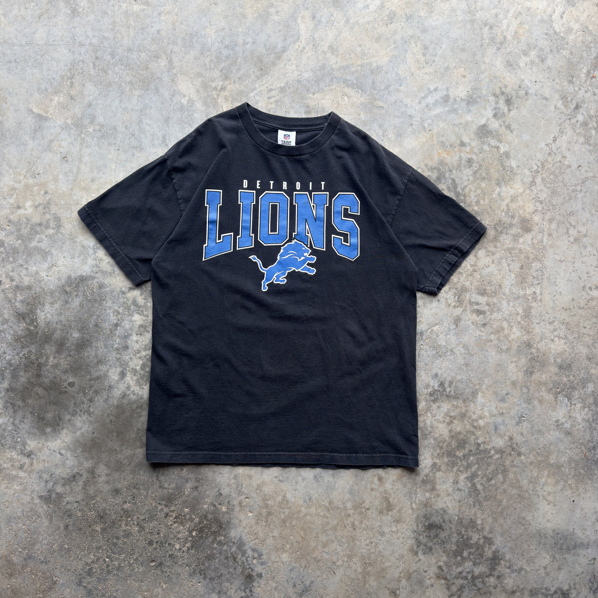00s Detroit Lions Spellout T-Shirt (L)