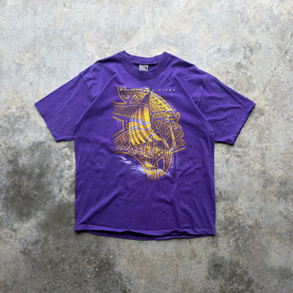 90s Minnesota Vikings Pro Player Logo Graphic T-Shirt (XL)