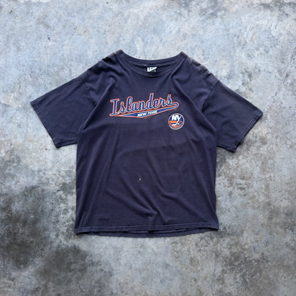 New York Islanders Script Logo T-Shirt (XL)