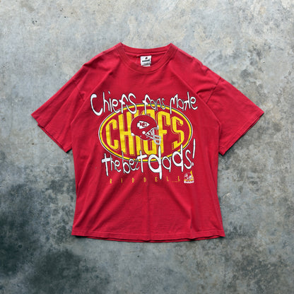1997 Kansas City Chiefs Best Dads Riddell T-Shirt (XL)