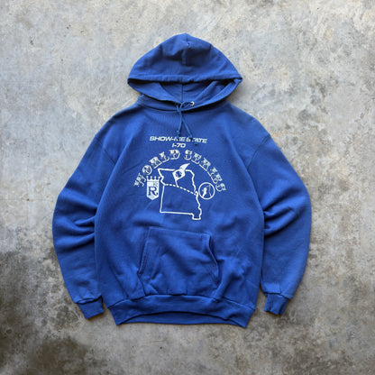 1985 Kansas City Royals Vintage  I-70 Series Hoodie (L)