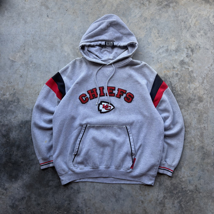 00's Kansas City Chiefs Patch Hoodie (XL)