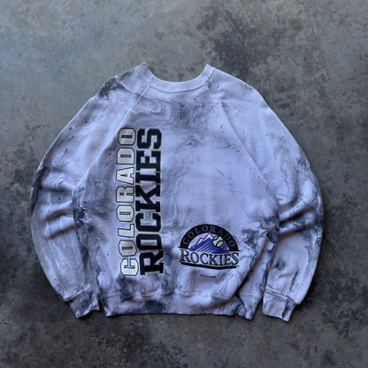90's Colorado Rockies Artex AOP Crewneck (L)