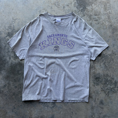 90s Sacramento Kings Grey Vintage T-Shirt (L)