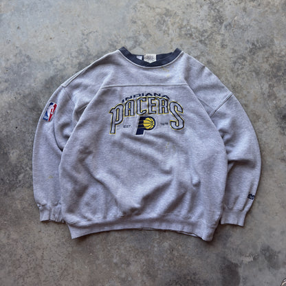 90's Indiana Pacers Embroidered Crewneck (XXL)