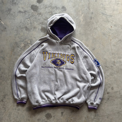 Minnesota Vikings Embroidered Vintage Hoodie (XL)