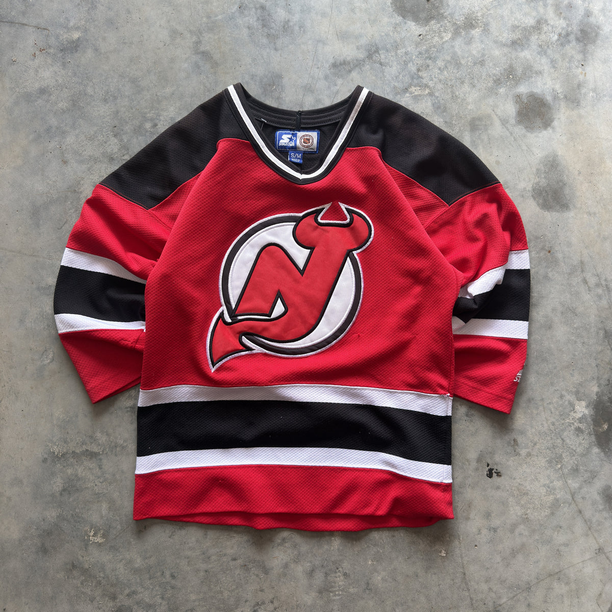 90's New Jersey Devils Starter Blank Hockey Jersey (S)
