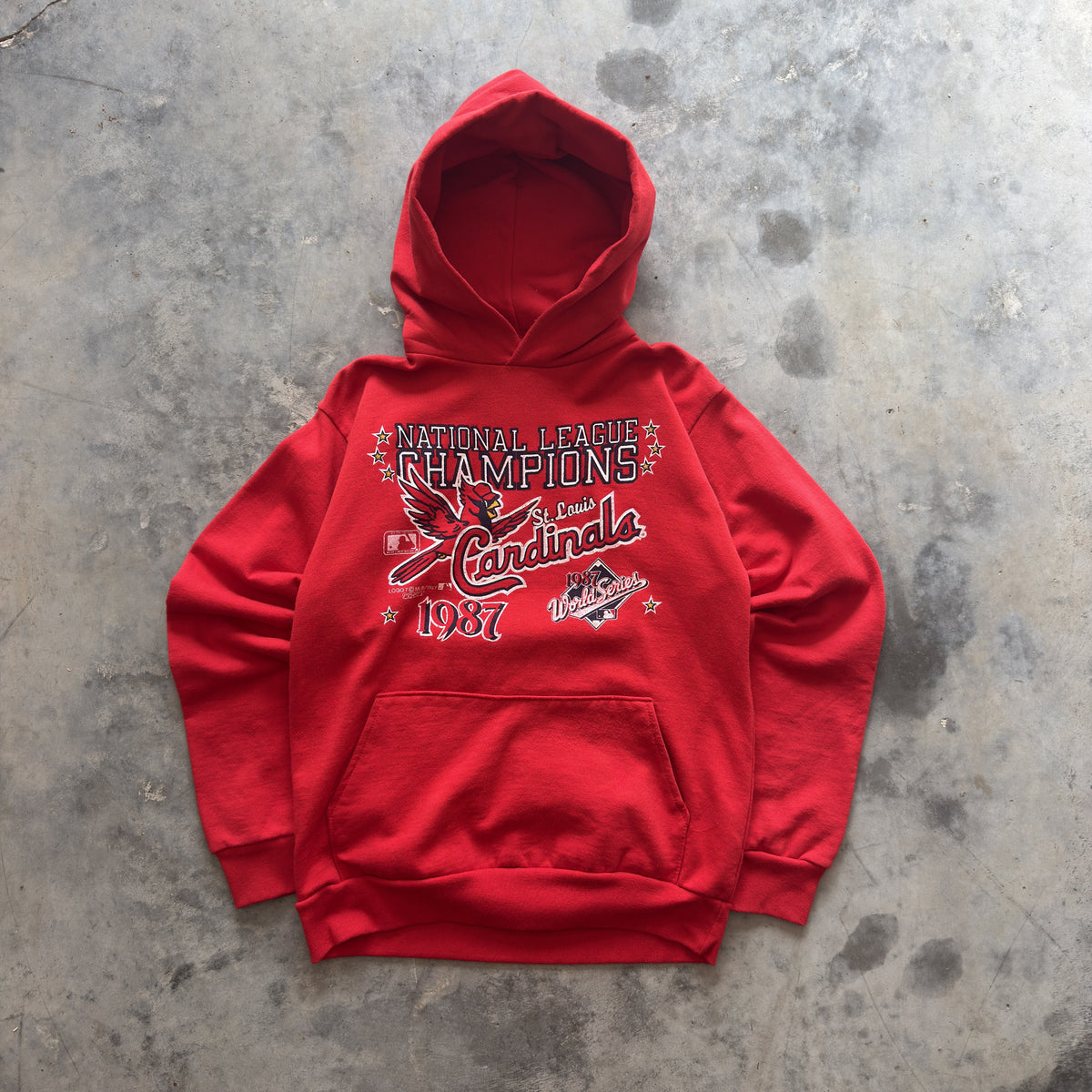 80's St. Louis Cardinals National League Champions Hoodie (L)