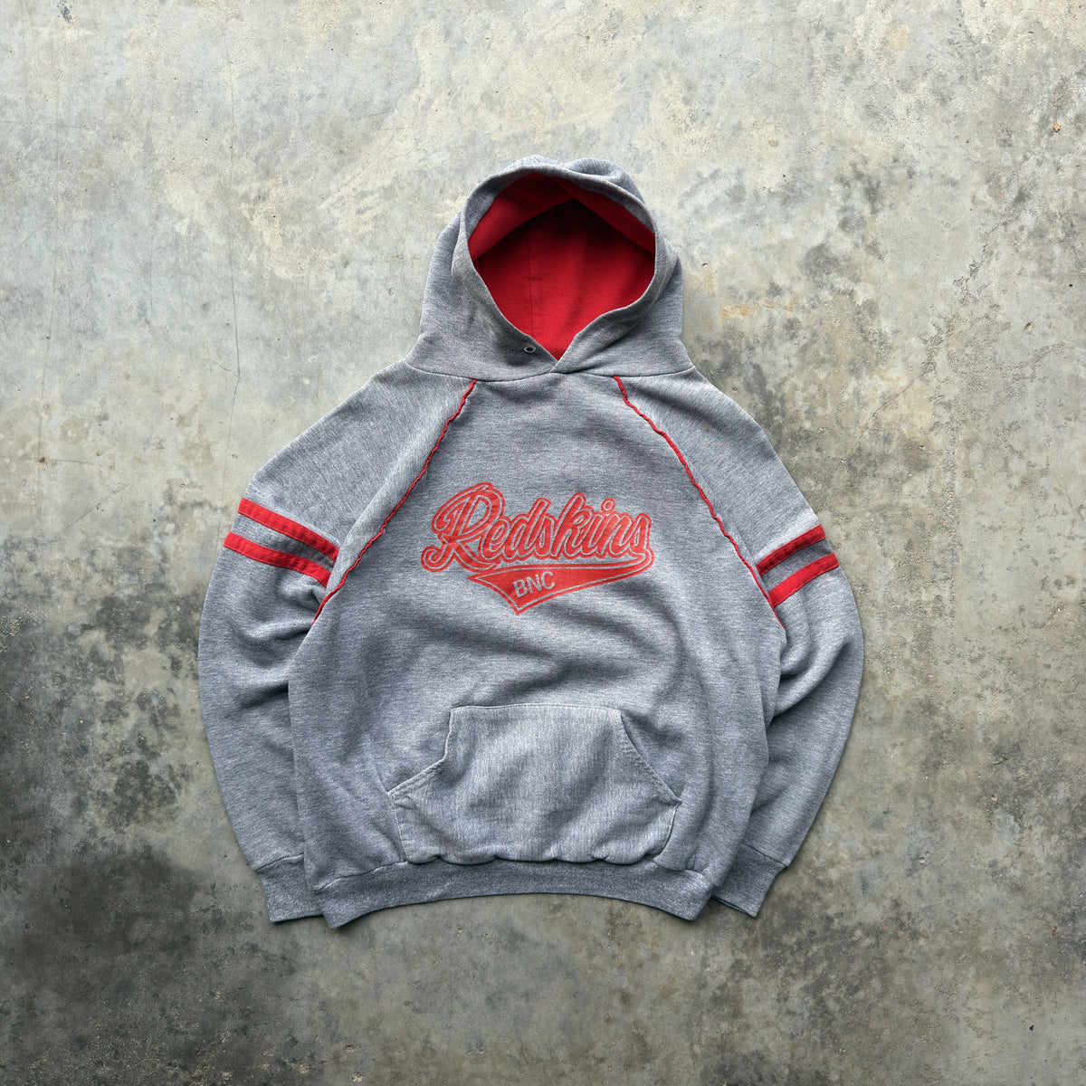 70s Redskins BNC Script Hoodie (L)