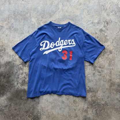 90s Los Angeles Dodgers #31 Starter T-Shirt (L)