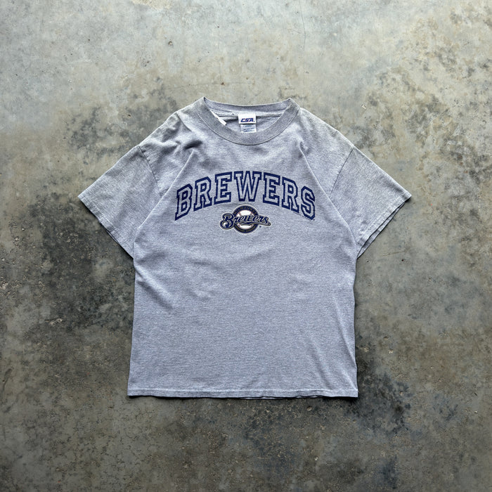 2007 Milwaukee Brewers Spellout T-Shirt (M)