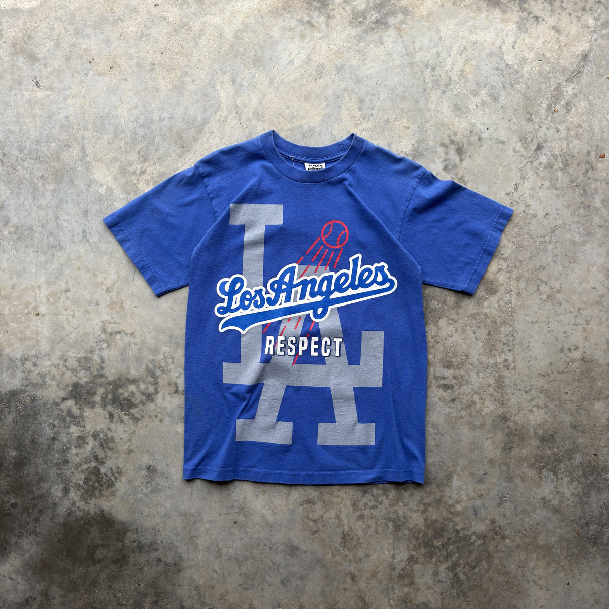 90s Los Angeles Dodgers Blue Vintage T-Shirt (M)