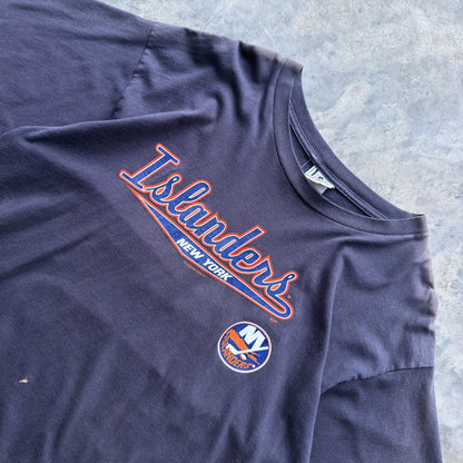 New York Islanders Script Logo T-Shirt (XL)