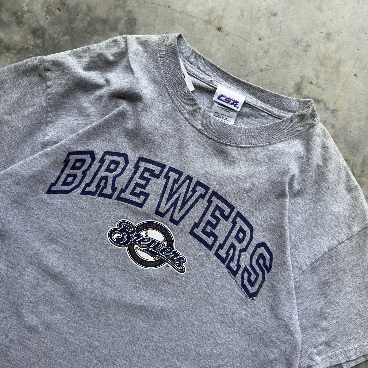 2007 Milwaukee Brewers Spellout T-Shirt (M)
