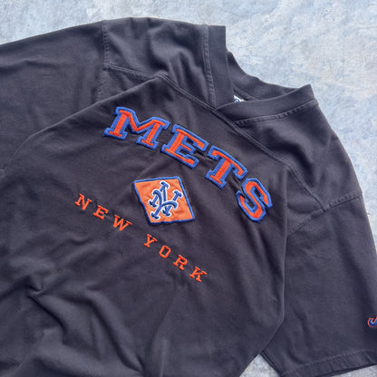 90s New York Mets Embroidered NHL T-Shirt (M)