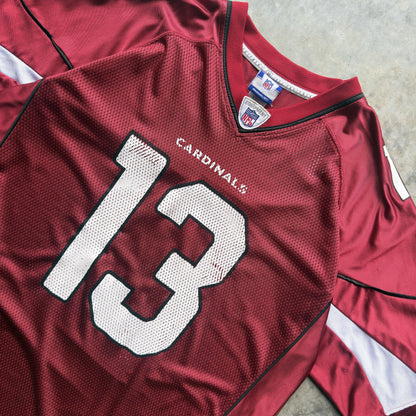 00s Kurt Warner Arizona Cardinals Reebok Jersey (L)