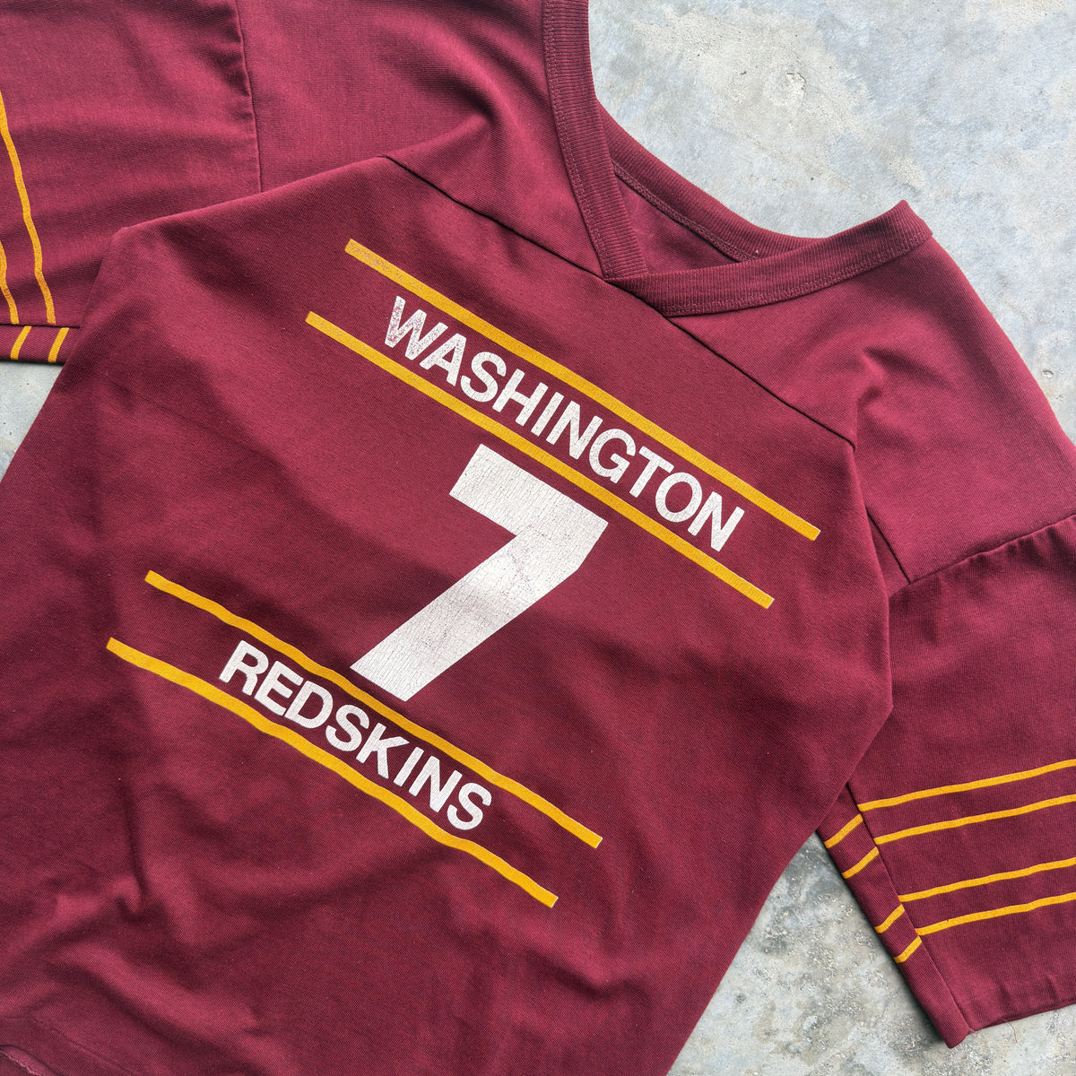 80s Washington Redskins Joe Theismann Football T-Shirt (M)