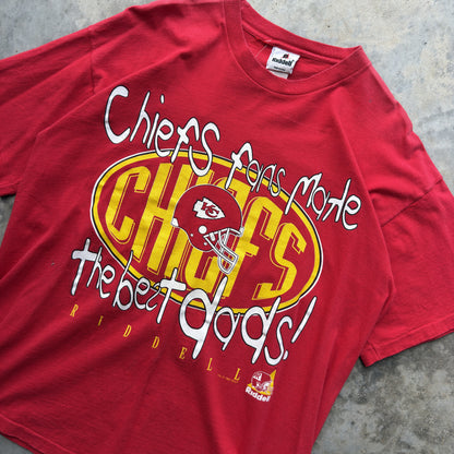 1997 Kansas City Chiefs Best Dads Riddell T-Shirt (XL)