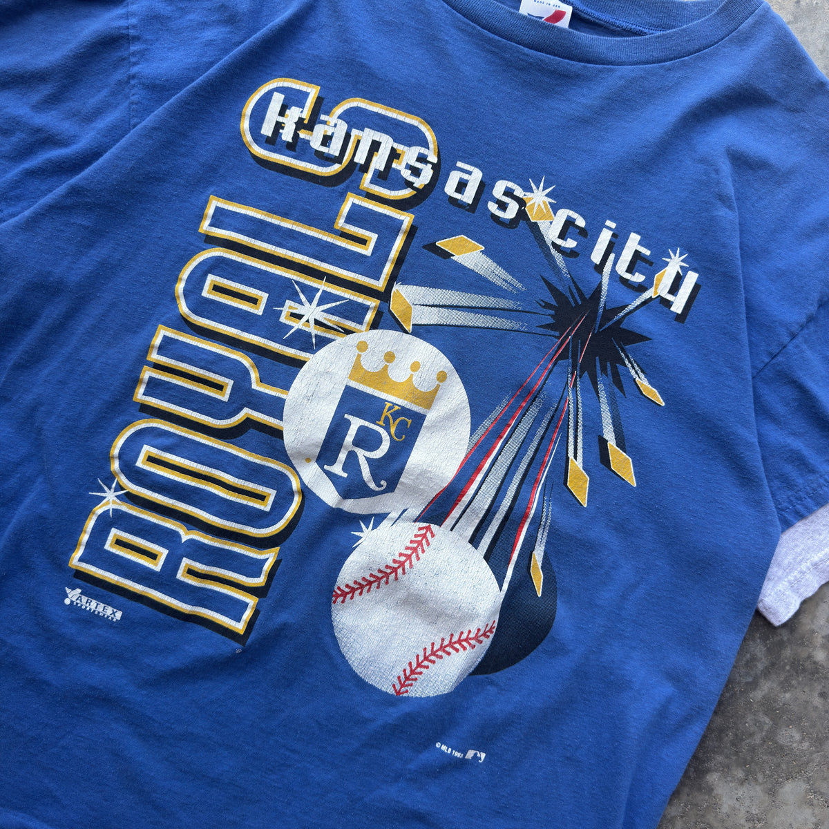 1993 Kansas City Royals Graphic MLB T-Shirt (XL)