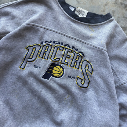 90's Indiana Pacers Embroidered Crewneck (XXL)