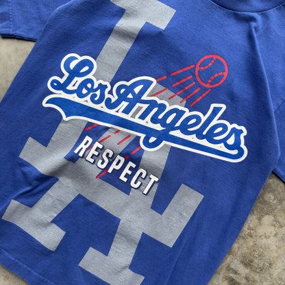 90s Los Angeles Dodgers Blue Vintage T-Shirt (M)