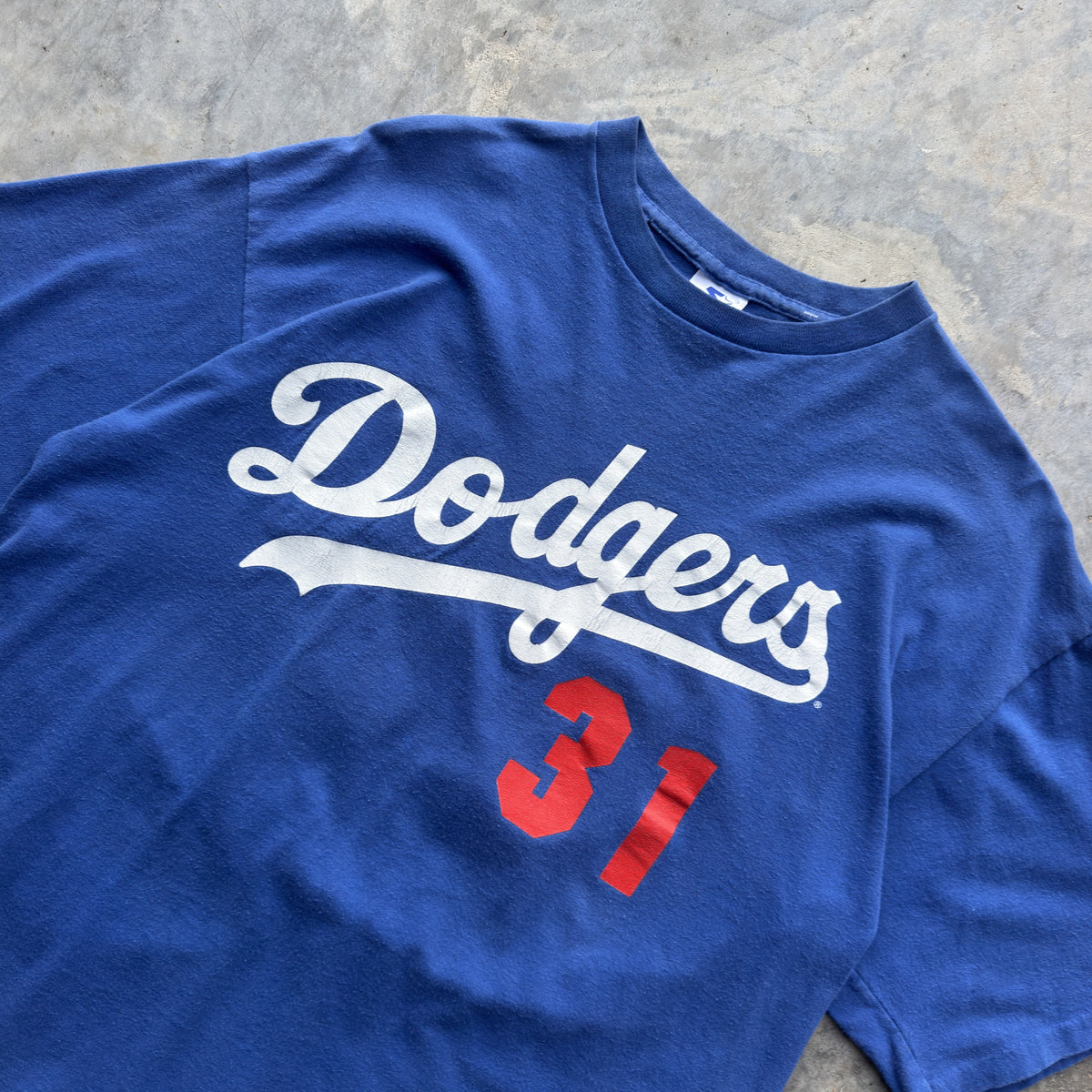 90s Los Angeles Dodgers #31 Starter T-Shirt (L)