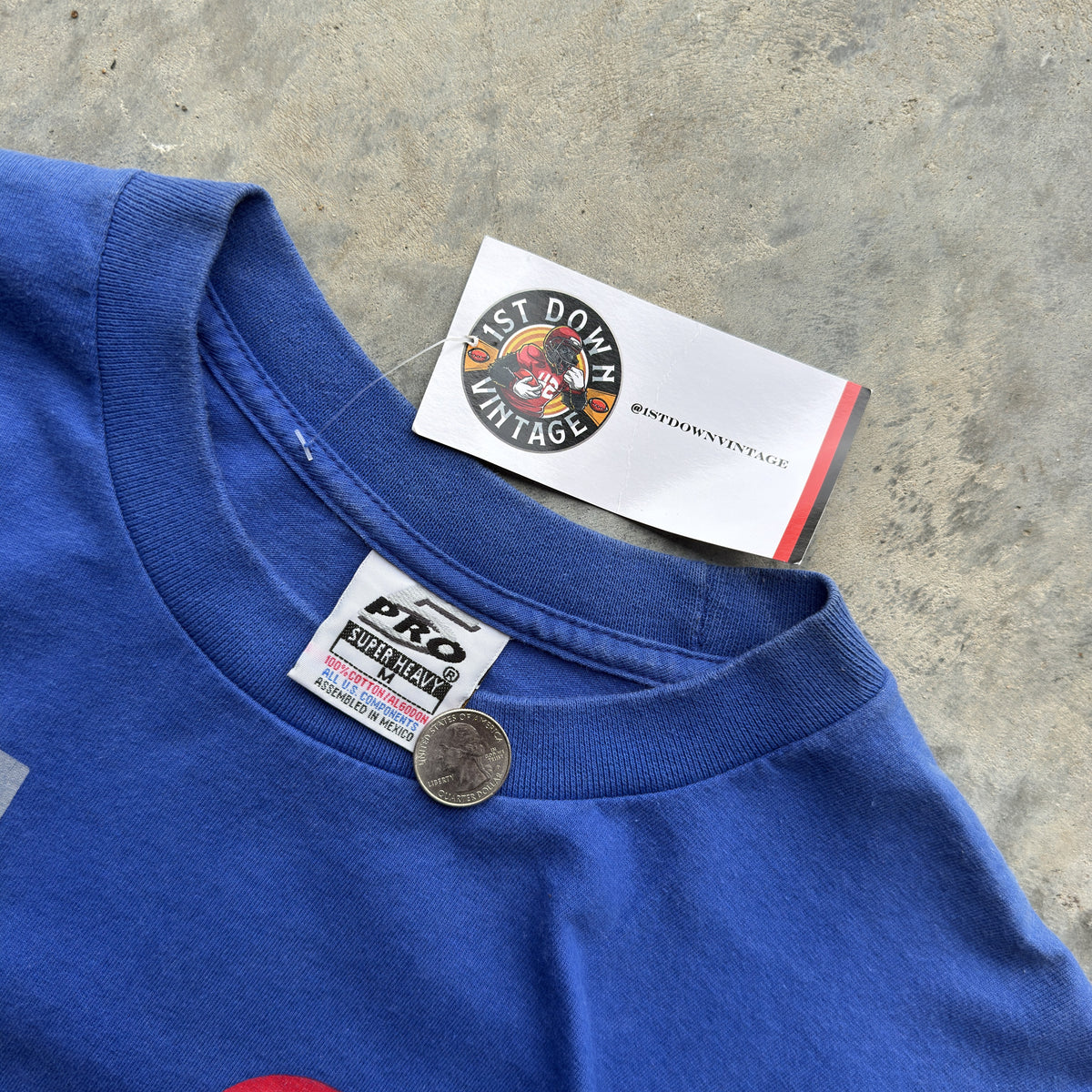90s Los Angeles Dodgers Blue Vintage T-Shirt (M)