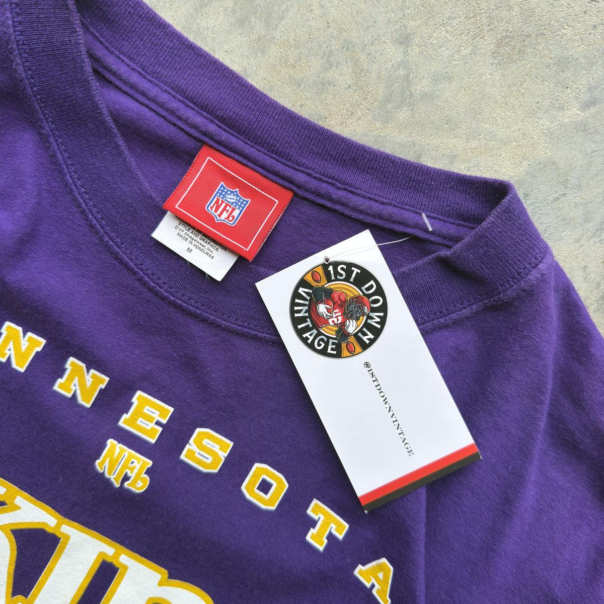 00s Minnesota Vikings NFL Purple T-Shirt (M)