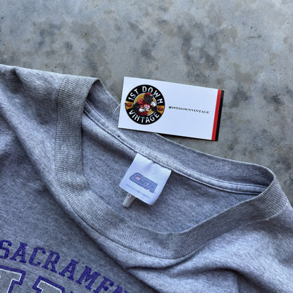 90s Sacramento Kings Grey Vintage T-Shirt (L)