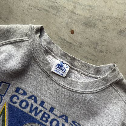 90's Dallas Cowboys vs Green Bay Packers NFC Championship Starter Crewneck (M)