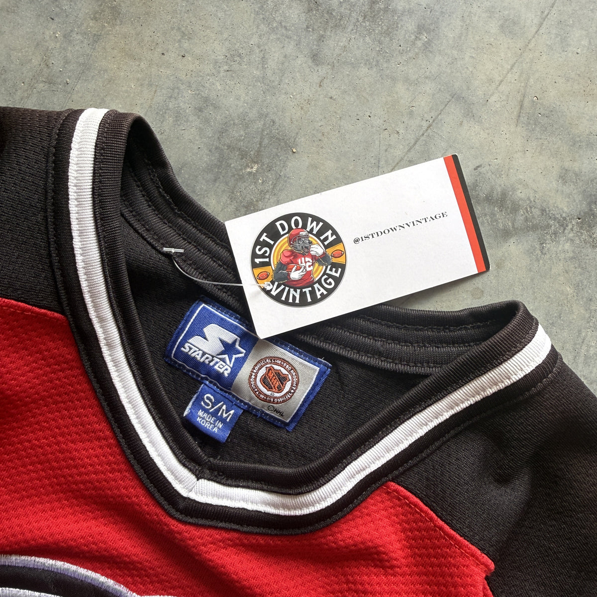 90's New Jersey Devils Starter Blank Hockey Jersey (S)