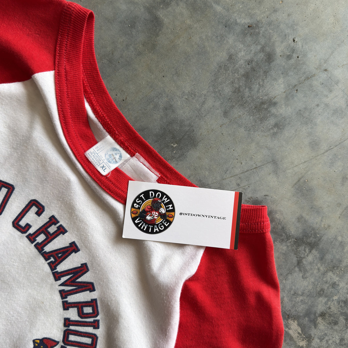 80's St. Louis Cardinals World Champions Artex Raglan T-Shirt (XL)
