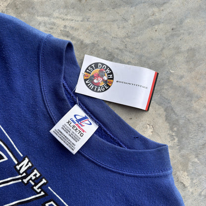 Indianapolis Colts Logo Athletic Spellout Crewneck (XL)