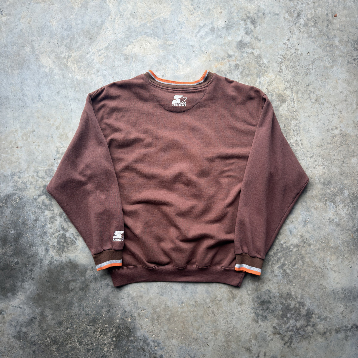 90s Cleveland Browns Starter Pro Line Helmet Crewneck (L)