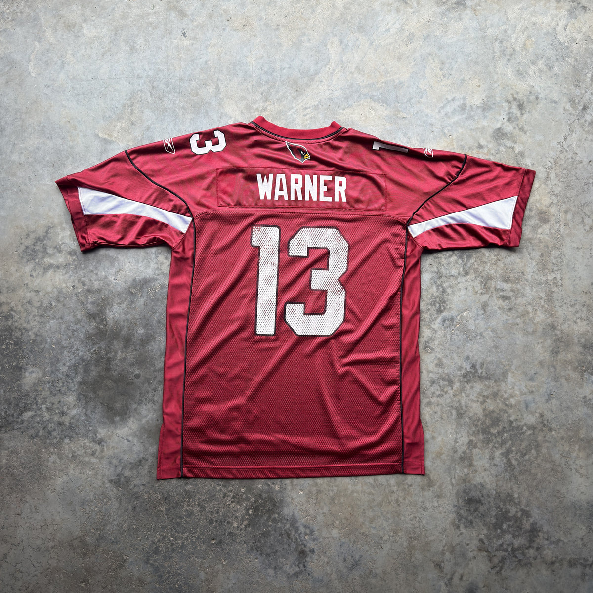 00s Kurt Warner Arizona Cardinals Reebok Jersey (L)