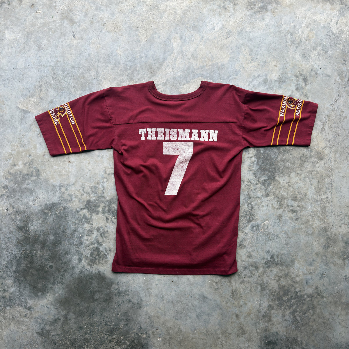 80s Washington Redskins Joe Theismann Football T-Shirt (M)