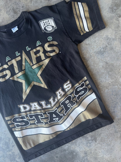 90s Dallas Stars Salem All Over Print T-Shirt (L)