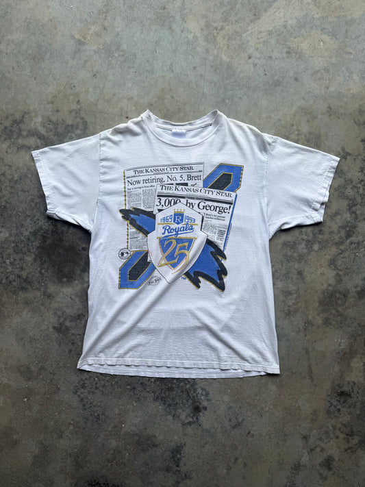 1992 Kansas City Royals Newspaper T-shirt (XL)