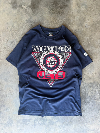 1990 Winnipeg Jets Vintage NHL T-Shirt (XL)