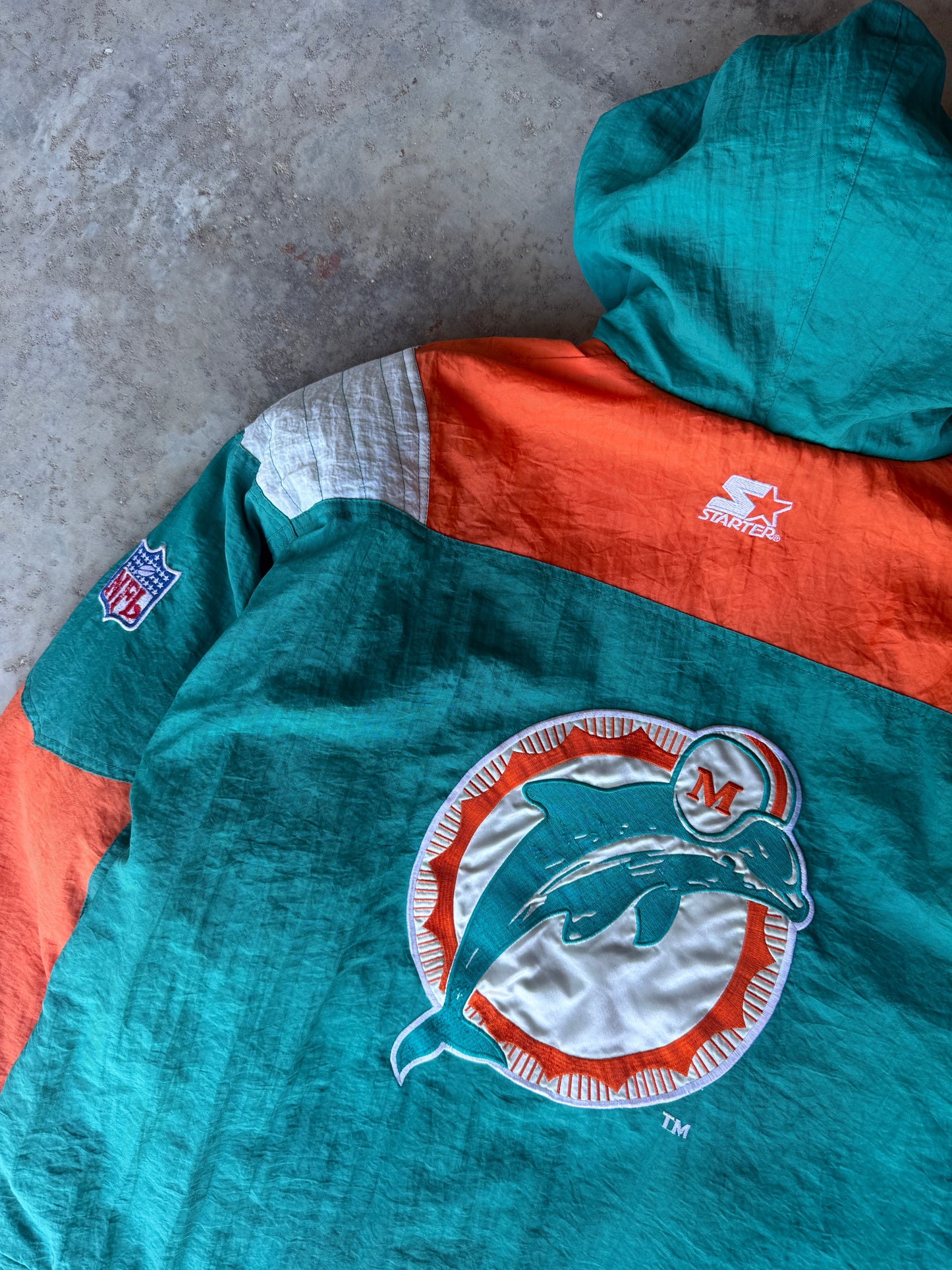 90s Miami Dolphins Starter NFL Jacket (L)