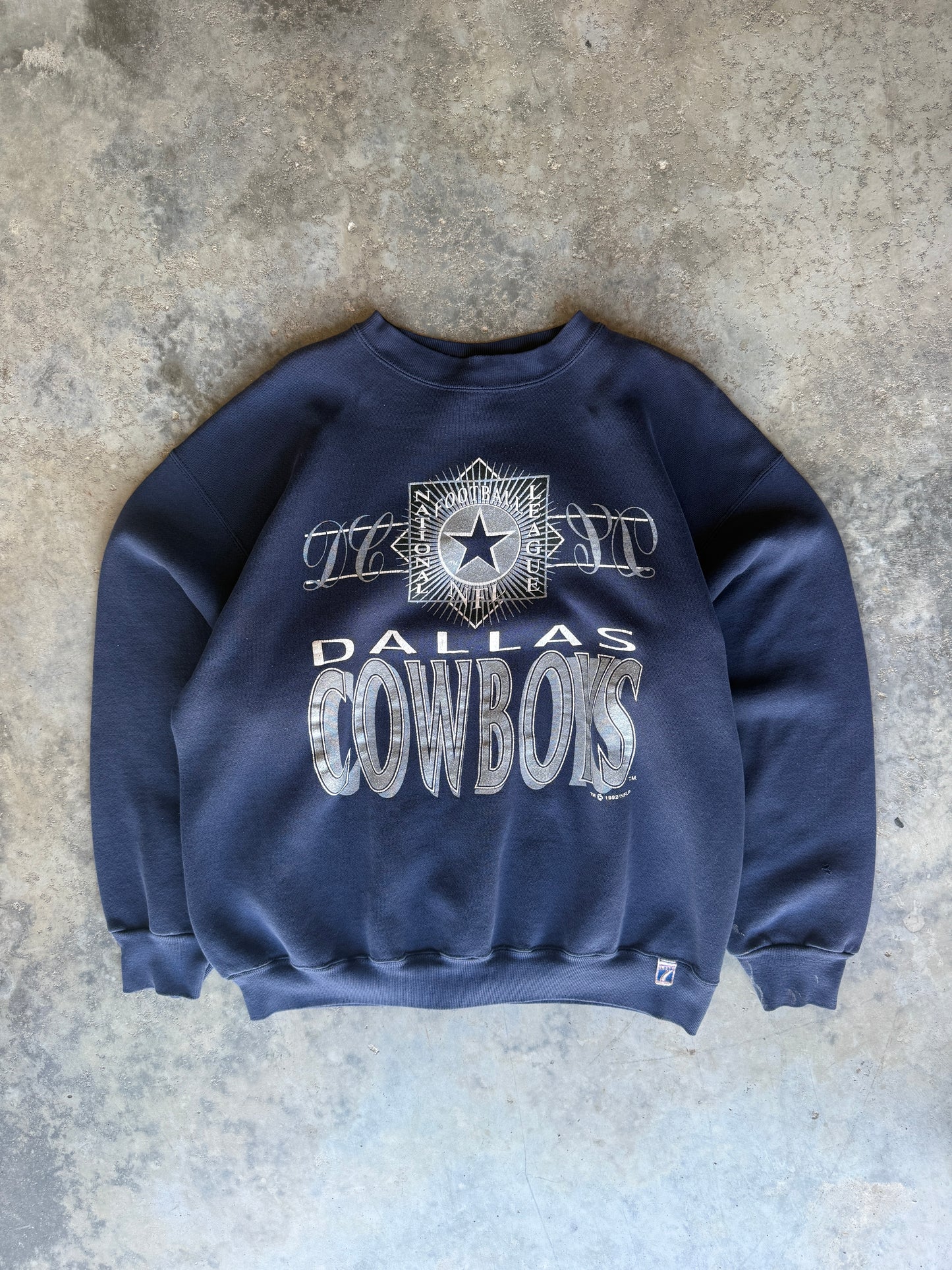 1992 Dallas Cowboys Navy Vintage Sweatshirt (XL)