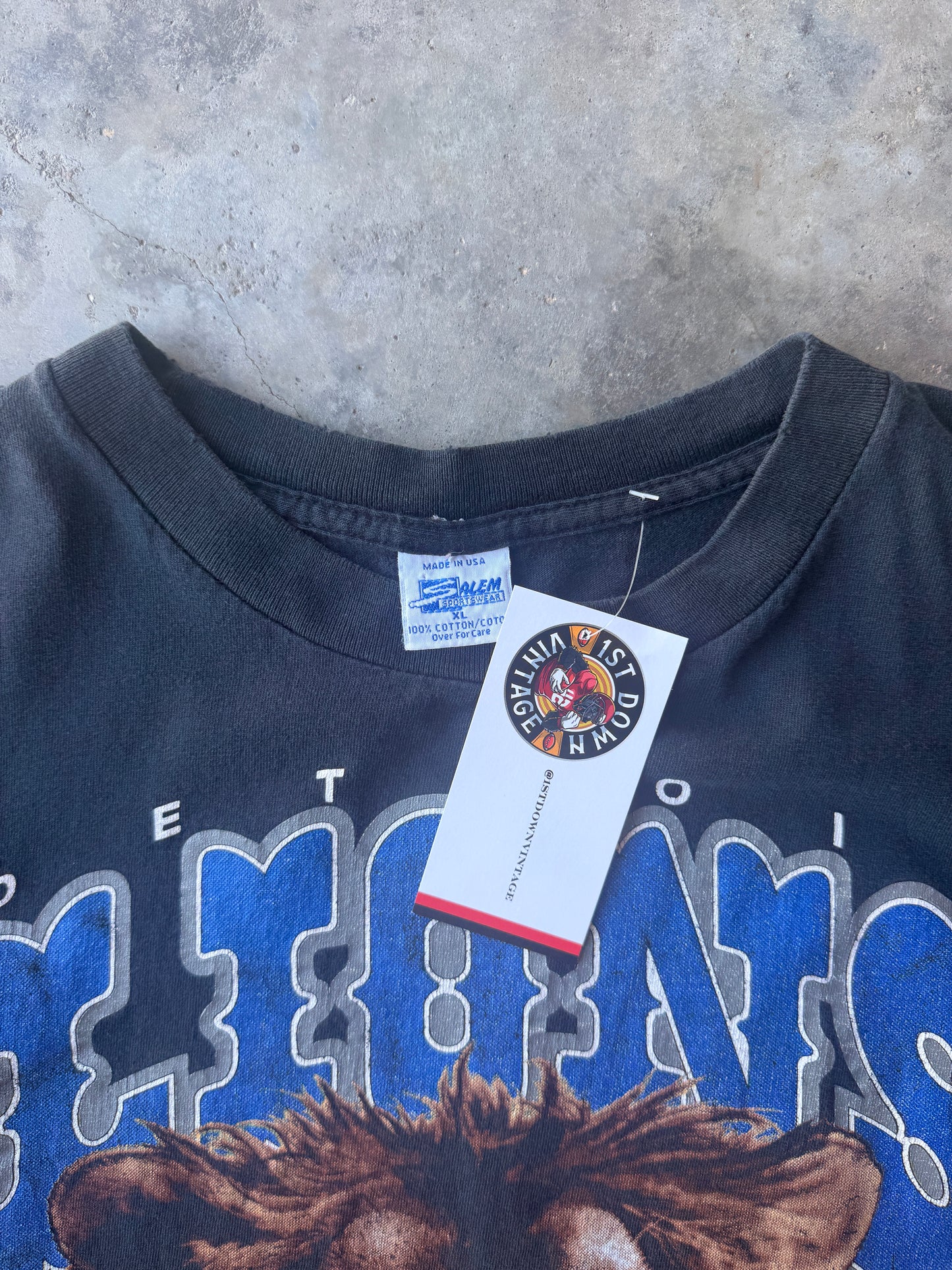 1992 Detroit Lions Salem Sportswear Realism T-Shirt (XL)