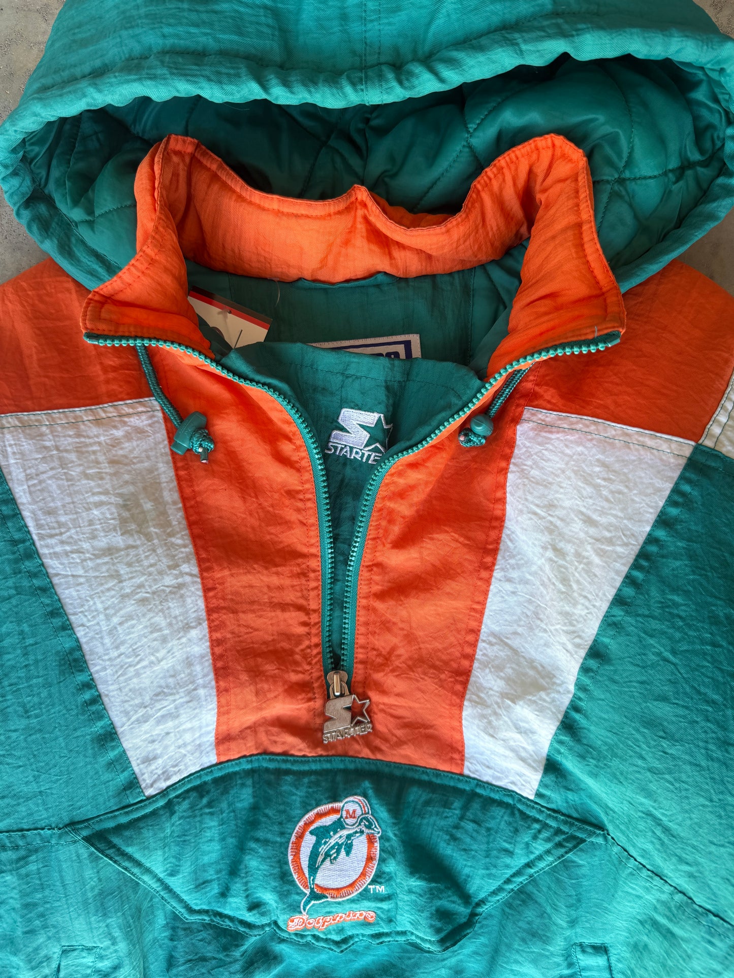 90s Miami Dolphins Starter NFL Jacket (L)