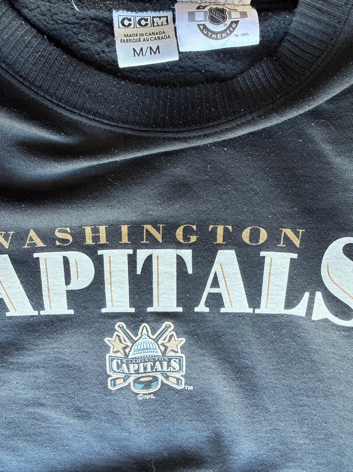 00s Washington Capitals Vintage NHL CCM Sweatshirt (M)